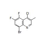 8-Bromo-4-chloro-5,6-difluoro-3-methylquinoline