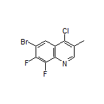 6-Bromo-4-chloro-7,8-difluoro-3-methylquinoline