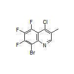 8-Bromo-4-chloro-5,6,7-trifluoro-3-methylquinoline