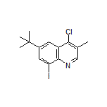 6-(tert-Butyl)-4-chloro-8-iodo-3-methylquinoline