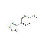 2-(6-Methoxy-3-pyridyl)-1,3,4-oxadiazole