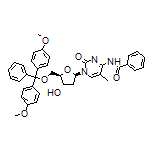 N-[1-[(2R,4S,5R)-5-[[Bis(4-methoxyphenyl)(phenyl)methoxy]methyl]-4-hydroxy-2-tetrahydrofuryl]-5-methyl-2-oxo-1,2-dihydro-4-pyrimidinyl]benzamide
