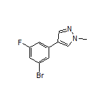 4-(3-Bromo-5-fluorophenyl)-1-methyl-1H-pyrazole