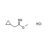 Methyl 2-Cyclopropylacetimidate Hydrochloride