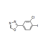2-(3-Chloro-4-iodophenyl)-1,3,4-oxadiazole