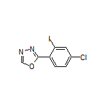 2-(4-Chloro-2-iodophenyl)-1,3,4-oxadiazole