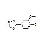 2-(4-Chloro-3-methoxyphenyl)-1,3,4-oxadiazole