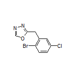 2-(2-Bromo-5-chlorobenzyl)-1,3,4-oxadiazole