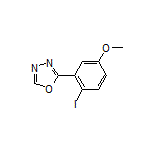 2-(2-Iodo-5-methoxyphenyl)-1,3,4-oxadiazole