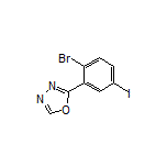 2-(2-Bromo-5-iodophenyl)-1,3,4-oxadiazole