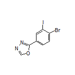 2-(4-Bromo-3-iodophenyl)-1,3,4-oxadiazole