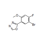 2-(5-Bromo-4-fluoro-2-methoxyphenyl)-1,3,4-oxadiazole
