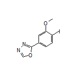 2-(4-Iodo-3-methoxyphenyl)-1,3,4-oxadiazole