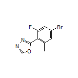 2-(4-Bromo-2-fluoro-6-methylphenyl)-1,3,4-oxadiazole
