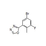 2-(5-Bromo-3-fluoro-2-methylphenyl)-1,3,4-oxadiazole