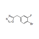 2-(4-Bromo-3-fluorobenzyl)-1,3,4-oxadiazole