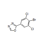 2-(4-Bromo-3,5-dichlorophenyl)-1,3,4-oxadiazole