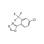 2-[4-Chloro-2-(trifluoromethyl)phenyl]-1,3,4-oxadiazole