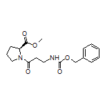 Methyl (S)-1-[3-(Cbz-amino)propanoyl]pyrrolidine-2-carboxylate