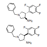 trans-1-Benzyl-4-(2,4,5-trifluorophenyl)pyrrolidin-3-amine