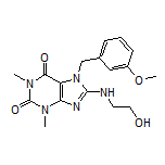 8-[(2-Hydroxyethyl)amino]-7-(3-methoxybenzyl)-1,3-dimethyl-1H-purine-2,6(3H,7H)-dione