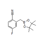 (2-Cyano-5-fluorobenzyl)boronic Acid Pinacol Ester