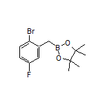 (2-Bromo-5-fluorobenzyl)boronic Acid Pinacol Ester