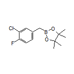 (3-Chloro-4-fluorobenzyl)boronic Acid Pinacol Ester
