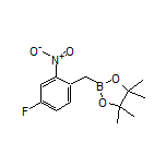 (4-Fluoro-2-nitrobenzyl)boronic Acid Pinacol Ester