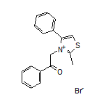 2-Methyl-3-(2-oxo-2-phenylethyl)-4-phenylthiazol-3-ium Bromide