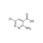 3-Amino-6-chloropyridazine-4-carboxylic Acid