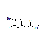 2-(4-Bromo-3-fluorophenyl)-N-methylacetamide