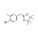 4-Bromo-3-methylbenzylboronic Acid Pinacol Ester