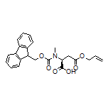 (S)-2-[Fmoc-(methyl)amino]-4-(allyloxy)-4-oxobutanoic Acid