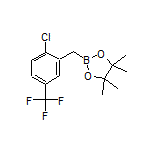 2-Chloro-5-(trifluoromethyl)benzylboronic Acid Pinacol Ester