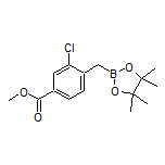 2-Chloro-4-(methoxycarbonyl)benzylboronic Acid Pinacol Ester