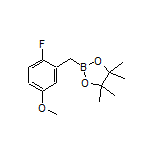 2-Fluoro-5-methoxybenzylboronic Acid Pinacol Ester