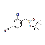 2-Chloro-4-cyanobenzylboronic Acid Pinacol Ester