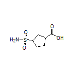 3-Sulfamoylcyclopentanecarboxylic Acid
