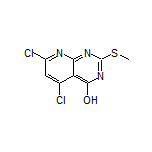 5,7-Dichloro-2-(methylthio)pyrido[2,3-d]pyrimidin-4-ol