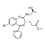 Methyl 3-[(S)-7-Bromo-2-[[(S)-2-hydroxypropyl]amino]-5-(2-pyridyl)-3H-benzo[e][1,4]diazepin-3-yl]propanoate