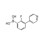 2-Fluoro-3-(4-pyridyl)phenylboronic Acid