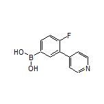 4-Fluoro-3-(4-pyridyl)phenylboronic Acid