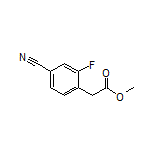 Methyl 2-(4-Cyano-2-fluorophenyl)acetate
