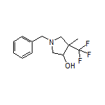 1-Benzyl-4-methyl-4-(trifluoromethyl)pyrrolidin-3-ol