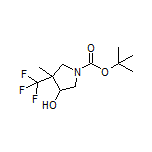 1-Boc-4-methyl-4-(trifluoromethyl)pyrrolidin-3-ol