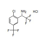 1-[2-Chloro-5-(trifluoromethyl)phenyl]-2,2,2-trifluoroethanamine Hydrochloride