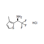 (S)-2,2,2-Trifluoro-1-(3-methyl-2-thienyl)ethanamine Hydrochloride