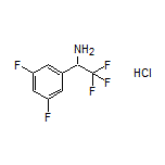 1-(3,5-Difluorophenyl)-2,2,2-trifluoroethanamine Hydrochloride