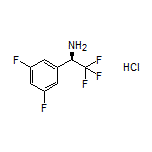 (R)-1-(3,5-Difluorophenyl)-2,2,2-trifluoroethanamine Hydrochloride